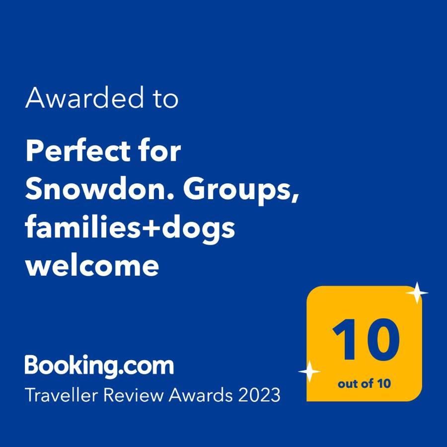 Perfect For Snowdon. Groups, Families+Dogs Welcome Ланберис Екстериор снимка